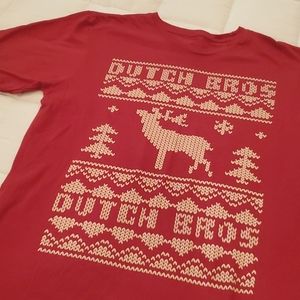 Dutch Bros Christmas teeshirt